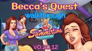 Beccas Quest Walkthrough - Summertime Saga v0.20.12 Indonesia