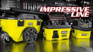 ARE ANY WORTH HAVING? RYOBI 18V Wet Dry Vacuums - 1 gal 3 gal & 6 gal. PCL733 PCL734 PCL735