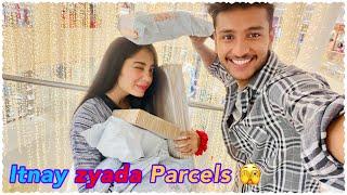 Saray Parcels 1 sath 🫣  kia kuch ha Parcels me ao unboxing krein ️