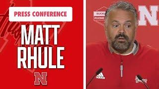 Nebraska Football Head Coach Matt Rhule meets with the media on Thursday I HuskerOnline I GBR