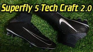 Tech Craft 2.0 Nike Mercurial Superfly 5 BlackMetallic Silver - Review + On Feet