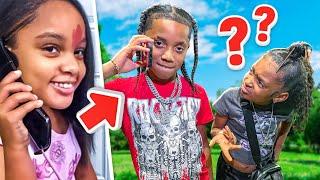 GIRL CATCHES HER CRUSH ON THE PHONE WITH HER BEST FRIEND  MY CRUSH EP.7