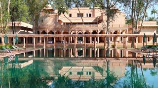 AMANBAGH an ultraluxe pink palace resort in Rajasthan India full tour