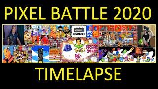 Pixel Battle 2020 Full Timelapse Пиксель батл 2020 полный таймлапс