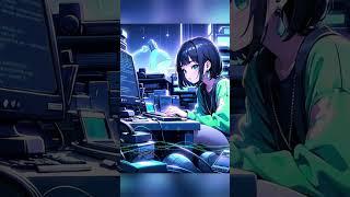 Lofi Coding Girl 14-Track02-3 #shorts #lofi #lofihiphop #lofibeats  #codingsession #sunoai