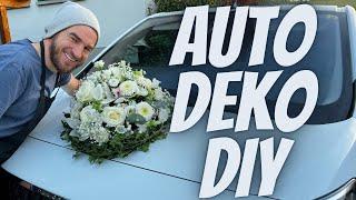 Autodeko für eine Hochzeit selber machen - Alles wichtige zur Blumendeko auf dem Auto vom Profi