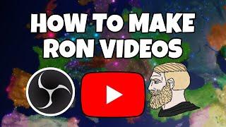 How to make Roblox Rise Of Nations videos