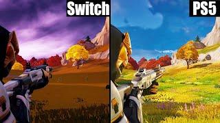 Nintendo Switch vs. PlayStation 5 Comparison  Fortnite Chapter 4