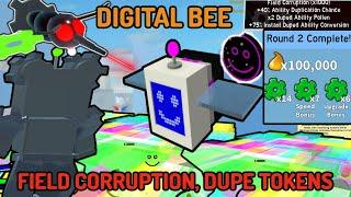 New Digital Bee Field Corruptions Dupe TokensMega Mechsquito Bee Swarm Simulator Test Realm 2022