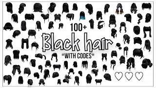 100+ Aesthetic Black hair *CODES* for Bloxburg and Brookhaven 2021 Roblox 