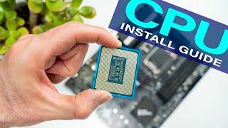 How to Install a CPU - Intel Core i5 i7 i9