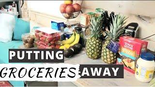 PUTTING GROCERIES AWAY IN A TINY HOUSE Small Space Hacks