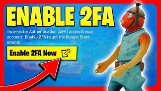 How To ENABLE 2FA On FORTNITE 2024 PS4 PS5 Xbox PC - Turn On Fortnite Two Factor Authentication