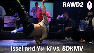 Bboy Issei and Yu-ki vs. BDKMV Peeta and Hibiki. The kings are back RAWD2. Top 8.