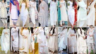 Simple & Stylish White Colour Punjabi Suit Design Ideas 2023