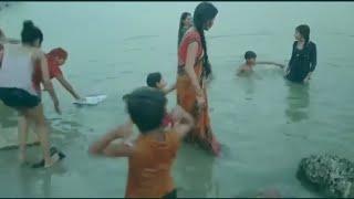 Ganga Snan  public me open snan latest new hot video  2024 most #viralvideo #trending #ganga #yt