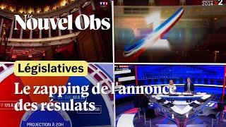 Législatives  comment les chaînes télé ont annoncé les résultats du second tour