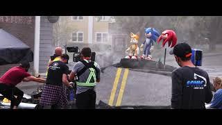 Sonic The Hedgehog 2 Behind the Scenes With Sonic Tails & Knuckles