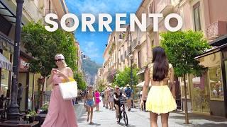 Sorrento Italia  Tour a piedi di Sorrento in 4K  Vicino alla Costiera Amalfitana