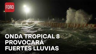 Onda tropical número 8 Veracruz en alerta por lluvias y crecida de ríos - Las noticias