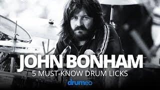 5 Must-Know John Bonham Drum Licks Drum Lesson