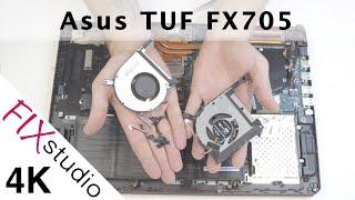 Asus TUF FX705 - damaged fans 4k