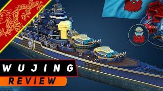 ЛИНКОР WUJING ALSACE ИЗ ПОДНЕБЕСНОЙ МИР КОРАБЛЕЙWORLD OF WARSHIPS