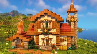 Minecraft How to Build a Cozy Survival House Tutorial