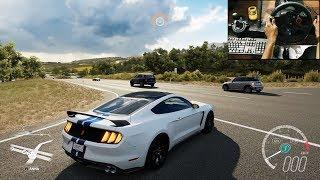 Shelby Mustang GT350R - Forza Horizon 3 Logitech g29 gameplay