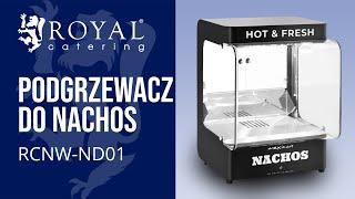 Podgrzewacz do nachos Royal Catering RCNW-ND01  Prezentacja produktu