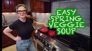 Easy spring and summer vegetable soup recipe -- Dump Soup by Caroline Manzo