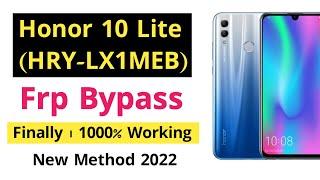 Honor 10 Lite HRY-LX1MEB Frp Bypass  Honor 10 Lite Frp Bypass  Honor 10 Lite Frp Unlock.