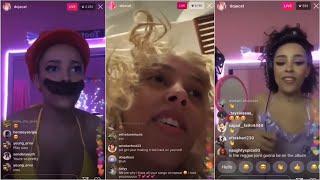 Doja Cat leaking Planet Her on IG Live for 15 Minutes