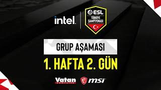 SECURITAS vs GOTHBOICLIQUE  INTEL ESL Türkiye CSGO Şampiyonası  Grup Aşaması  2. Gün