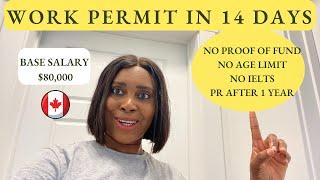 CANADA WORK PERMIT 2023 in 14 days without IELTS GLOBAL TALENT STREAM