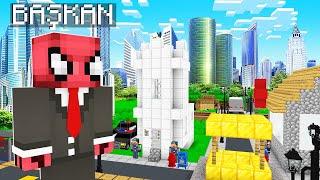 BAŞKAN FERİTED KÖYÜ GELİŞTİRDİ ️ - Minecraft