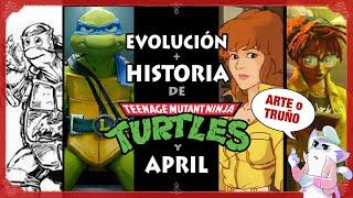 TORTUGAS NINJA Evolución de su DISEÑO + APRIL️️ 