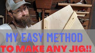 Easiest Woodworking Jig Ever  How to make a woodworking Jig