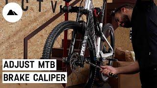 How to adjust the brake caliper on your mountain bike