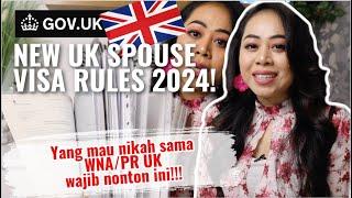 PERATURAN TERBARU UK spouse visa 2024  calon pelaku kawin campur UK-Indo wajib tahu ini ⁉️