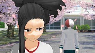 【MMD MHA】 Momo want Shoto at home..