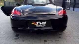 Porsche Boxster Exhaust 987.2 3.4L with FVD Black  Lightweight Edition Muffler