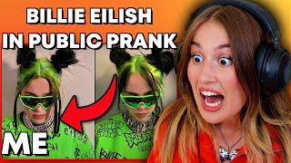 REACTING TO BILLIE EILISH MALL PRANK