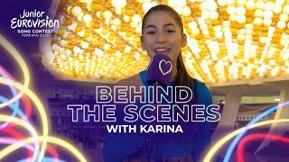 Behind The Scenes with Karina Ignatyan - Junior Eurovision 2022