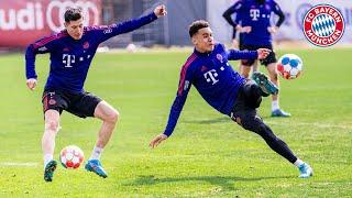 Die FC Bayern Flanken Challenge - mit Lewandowski Müller Kimmich & Co.