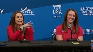 US Womens Olympic Gymnastic Trials press conference RAW