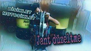 BİSİKLET JANTI NASIL DÜZELİR ?. MOTOSİKLET JANTI NASIL DÜZELTİLİR ? Faydalı video