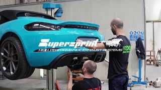 Supersprint exhaust for PORSCHE 718 BOXSTER Spyder 4.0L 420 Hp - models with GPF 2019 with valve