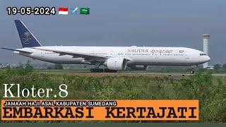 EMBARKASI KERTAJATI 2024.‼️ KLOTER 8 JAMAAH HAJI ASAL KABUPATEN SUMEDANG.