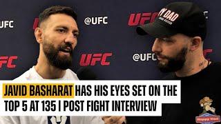 JAVID BASHARAT HAS HIS EYES ON THE TOP 5 AT 135  POST FIGHT INTERVIEW